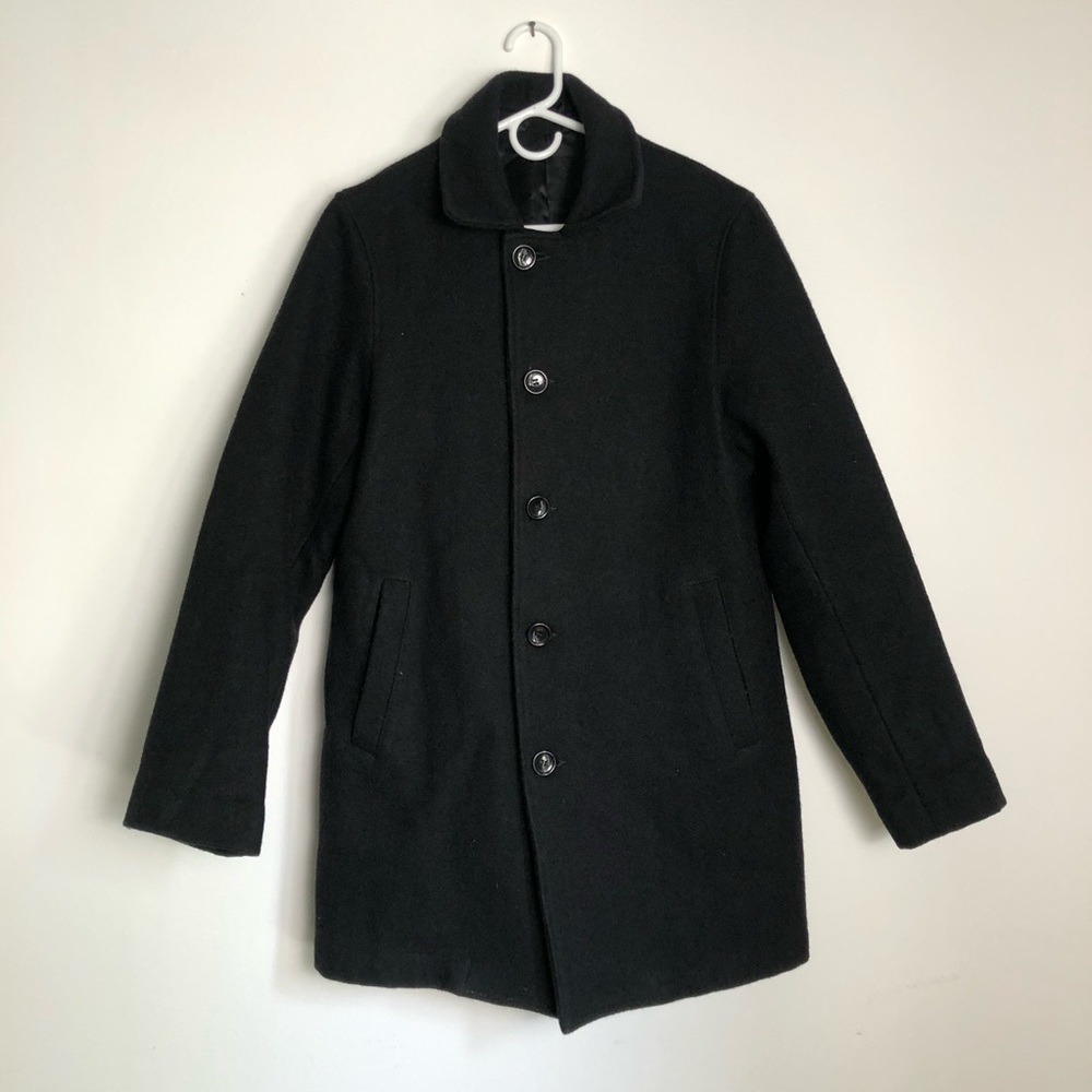 American Apparel black peacoat S